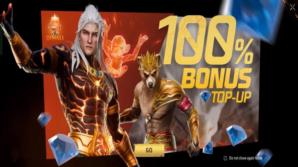 Free Fire Diamond Bonus Event